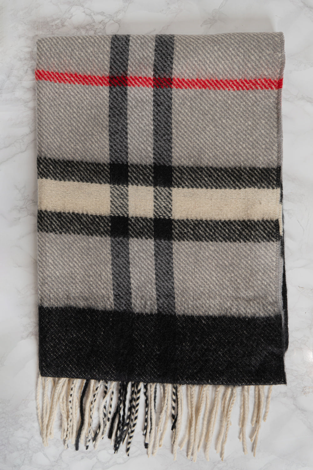 Sciarpa motivo scozzese