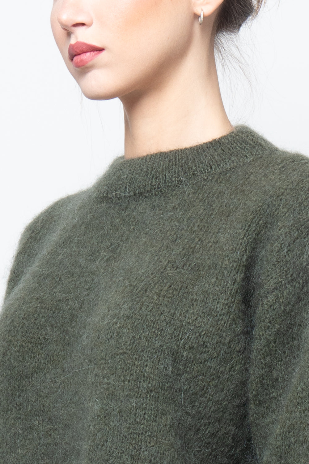 Maglia con pailettes sul polsino