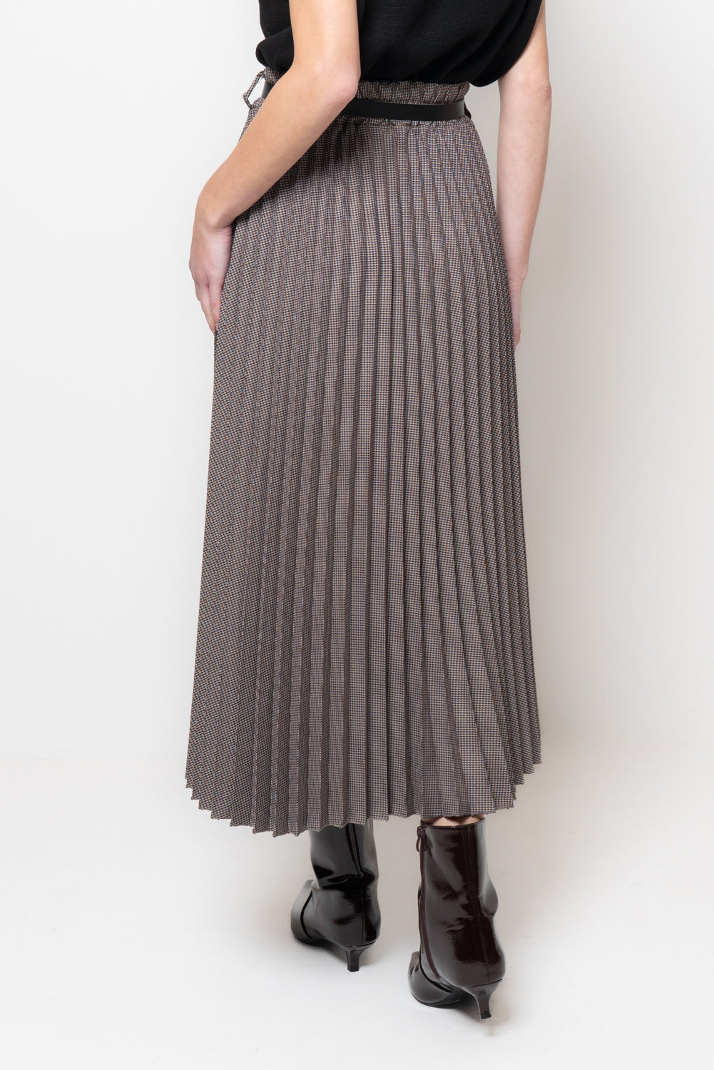 Gonna plissè in tartan