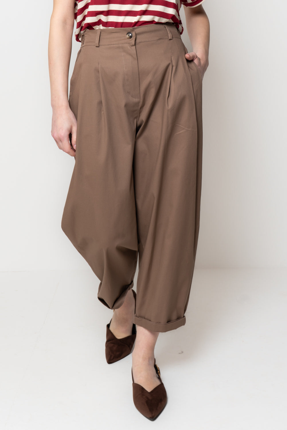 Pantalone in Cotone con Pences