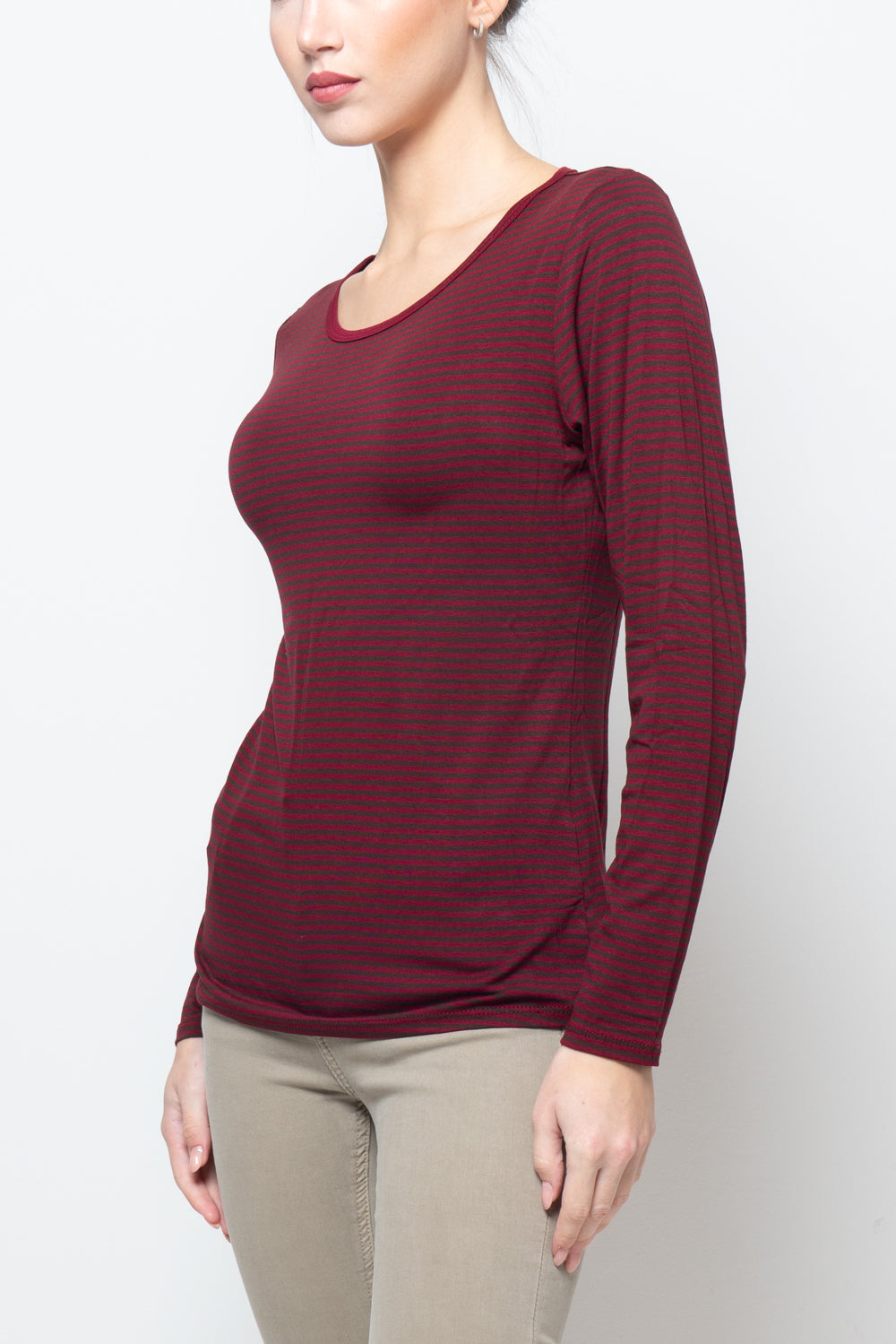 Maglia basica a righe