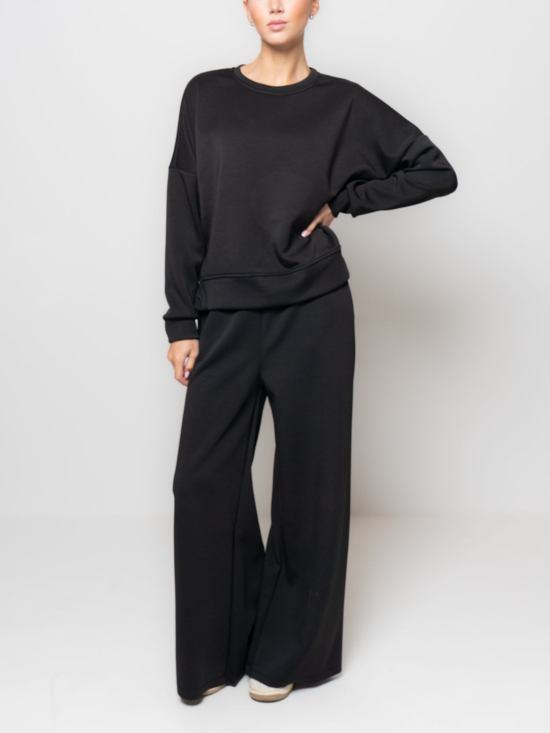 Pantalone palazzo in neoprene