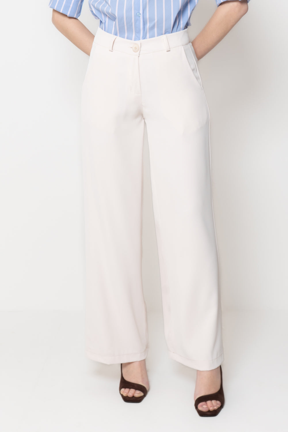 Pantalone Fluido Wide-Leg