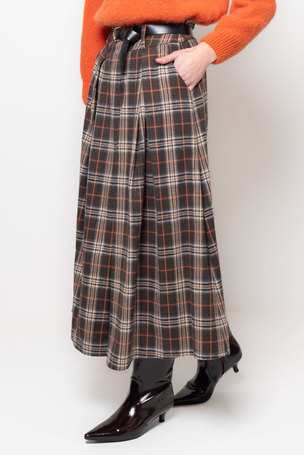 Gonna a quadri con cannoni