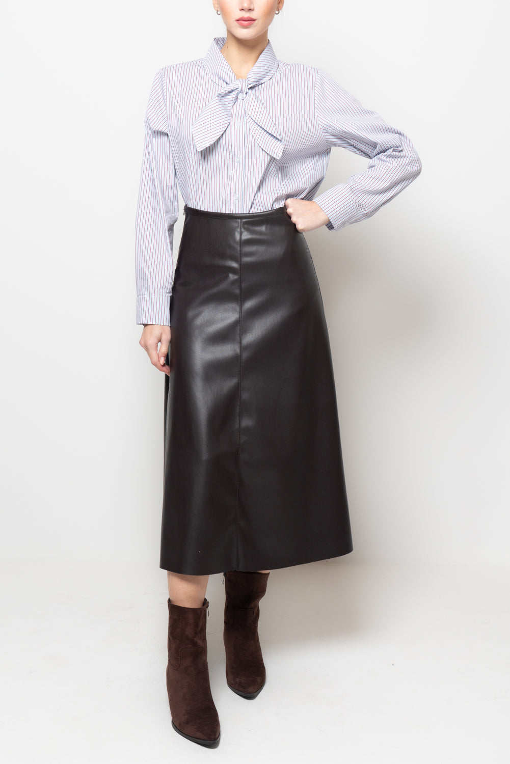 Lunguette a trapezio in ecopelle