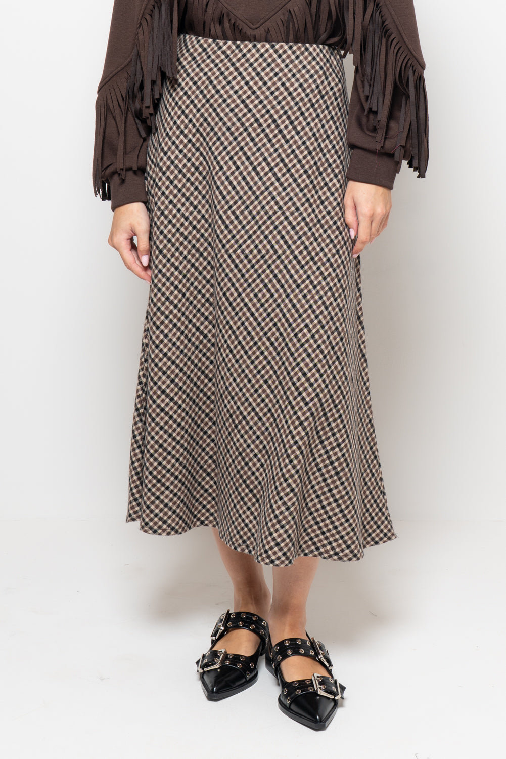 Gonna a quadri in flanella