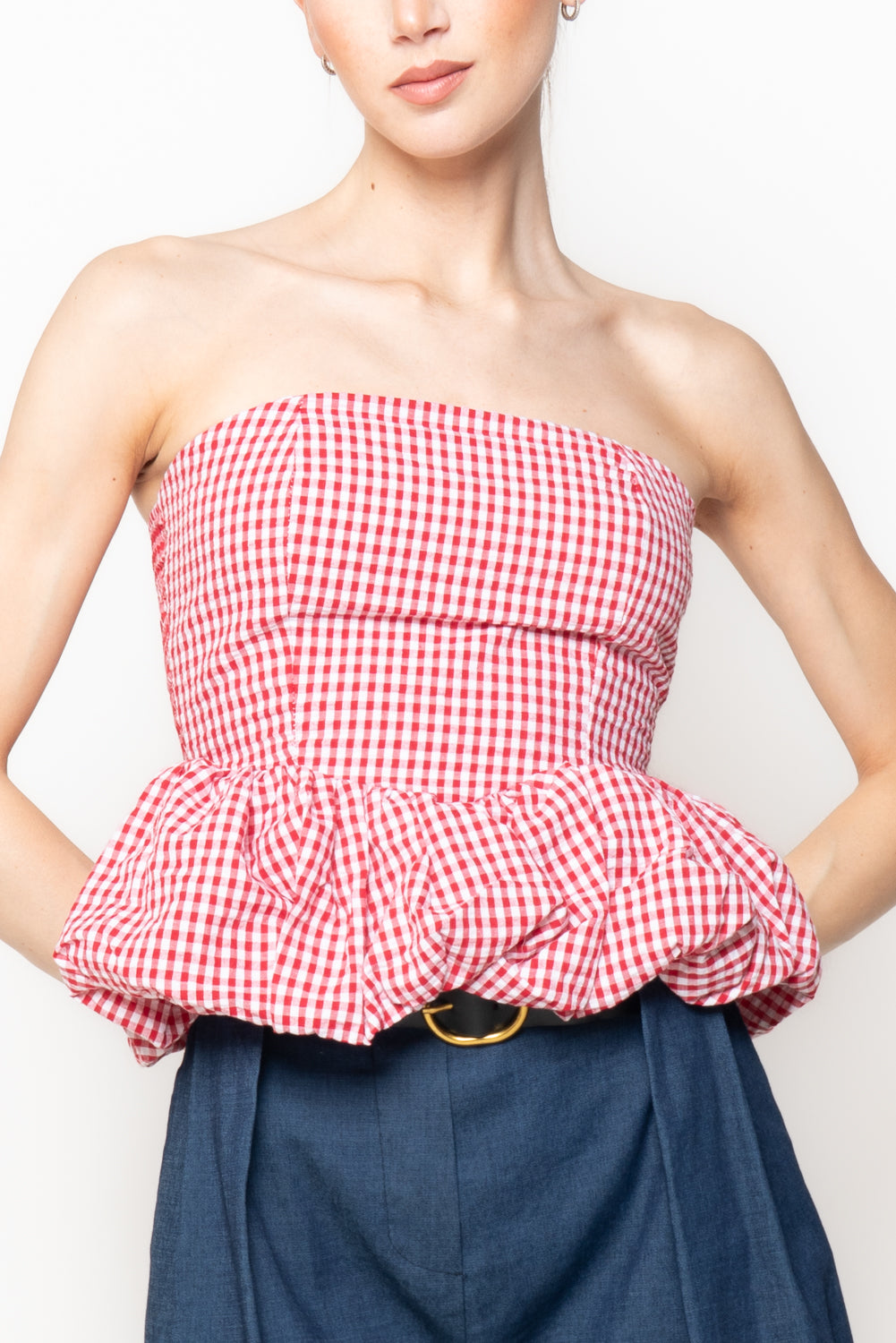 Top a fascia vichy