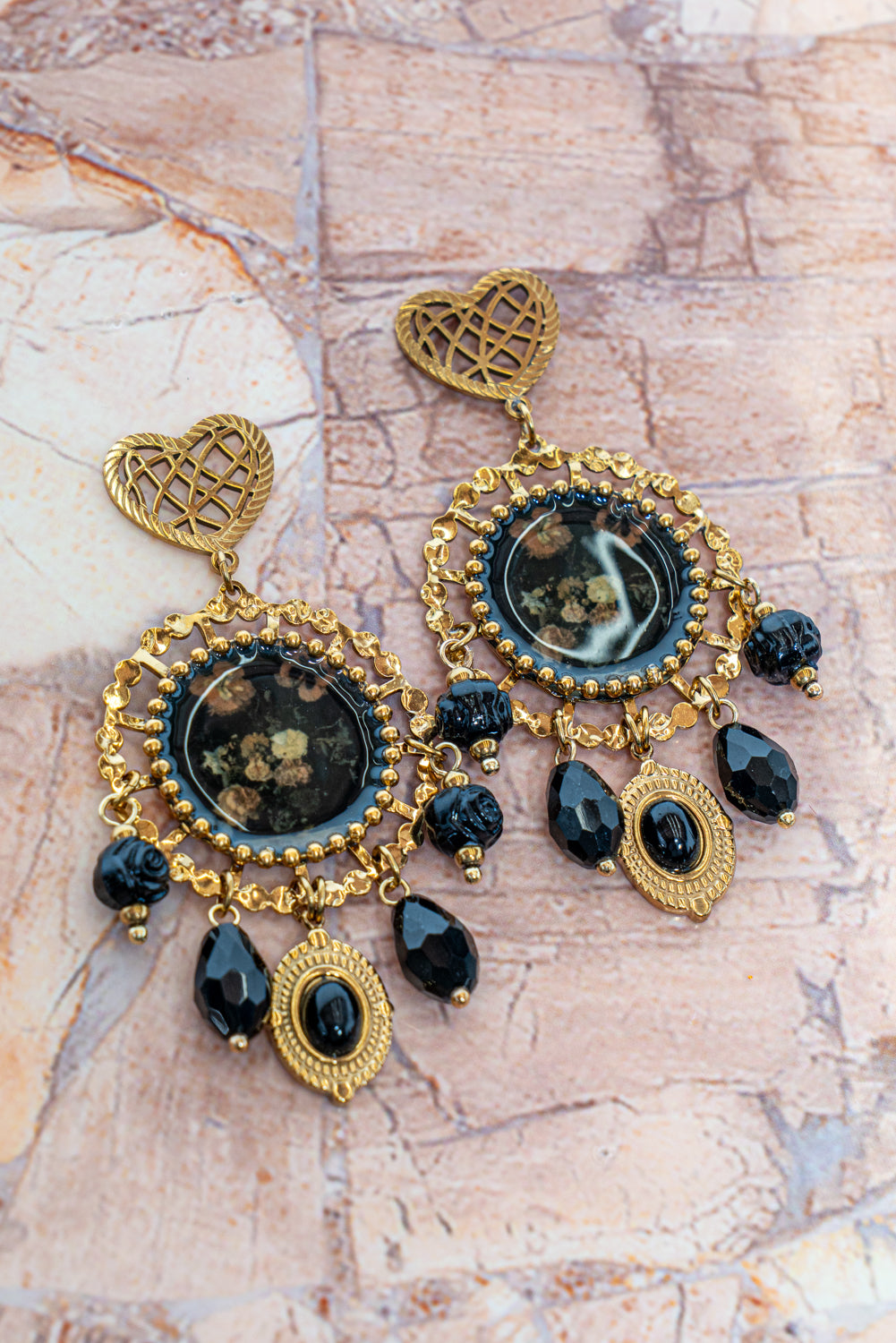 Orecchini con pietre