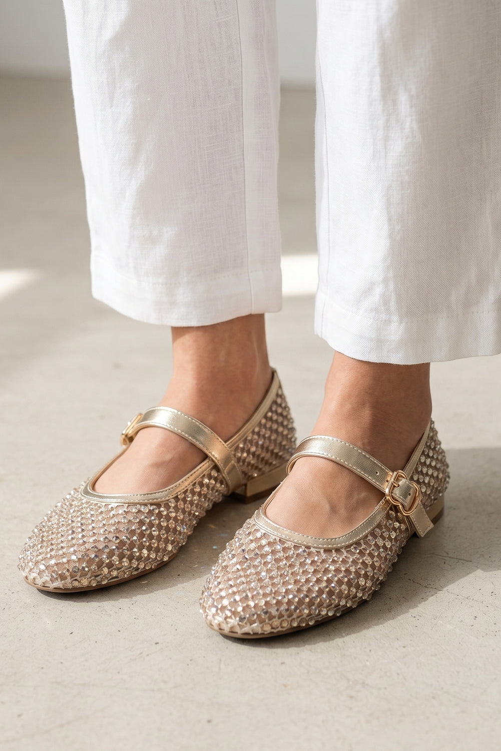 Ballerine con strass