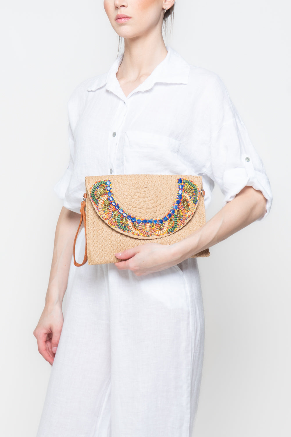 Pochette con pietrine