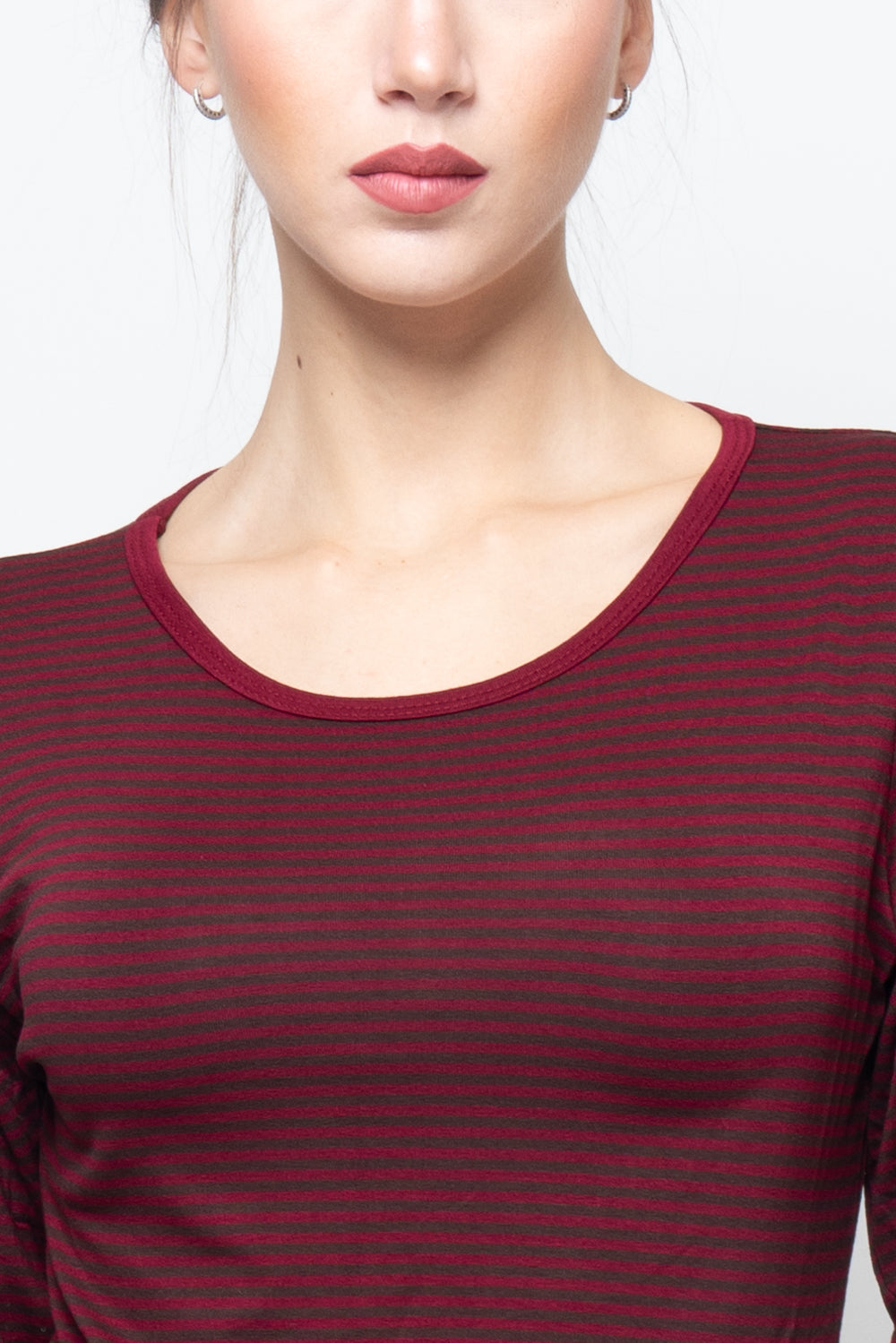 Maglia basica a righe