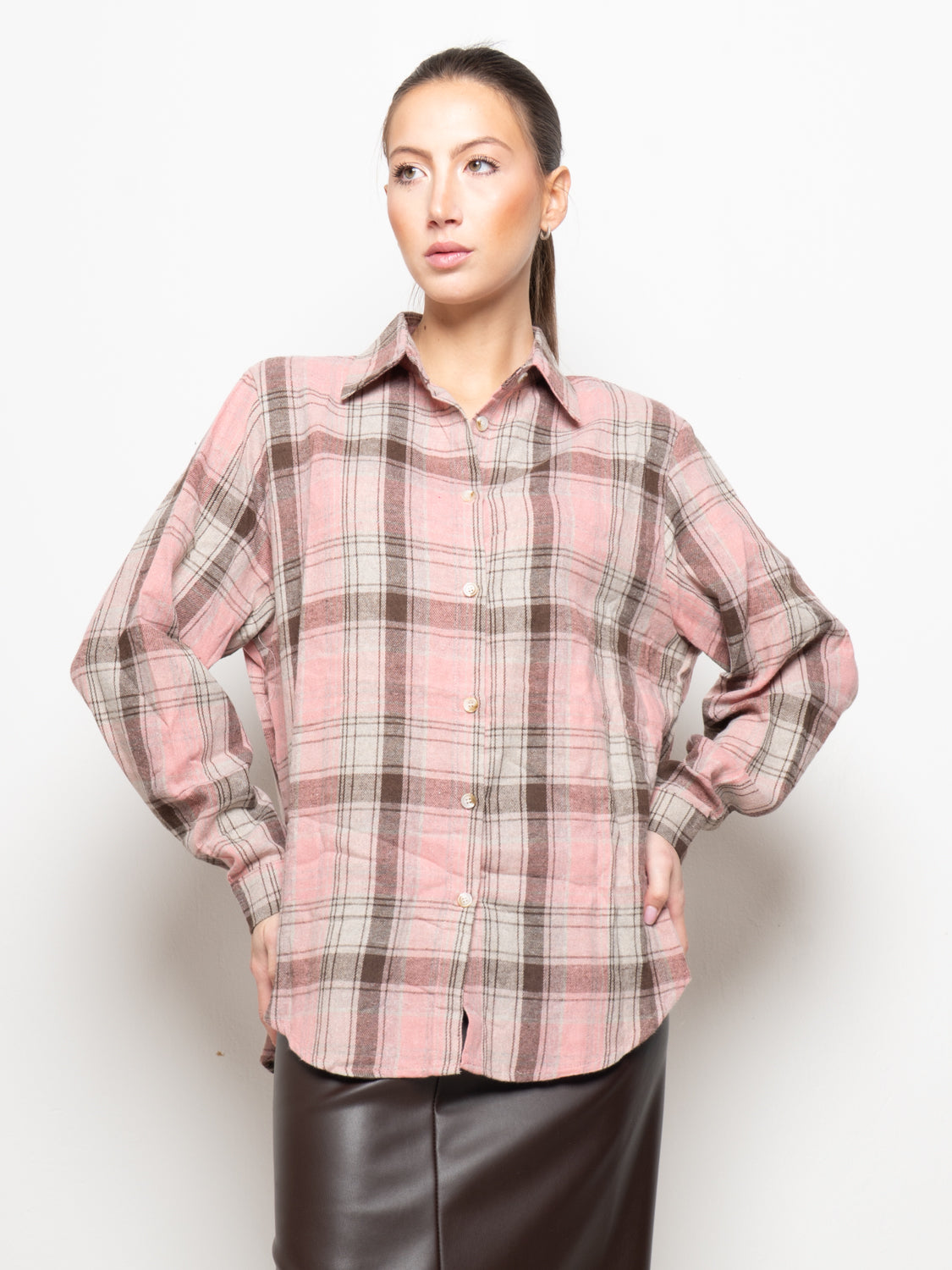 Camicia a quadri flanellata