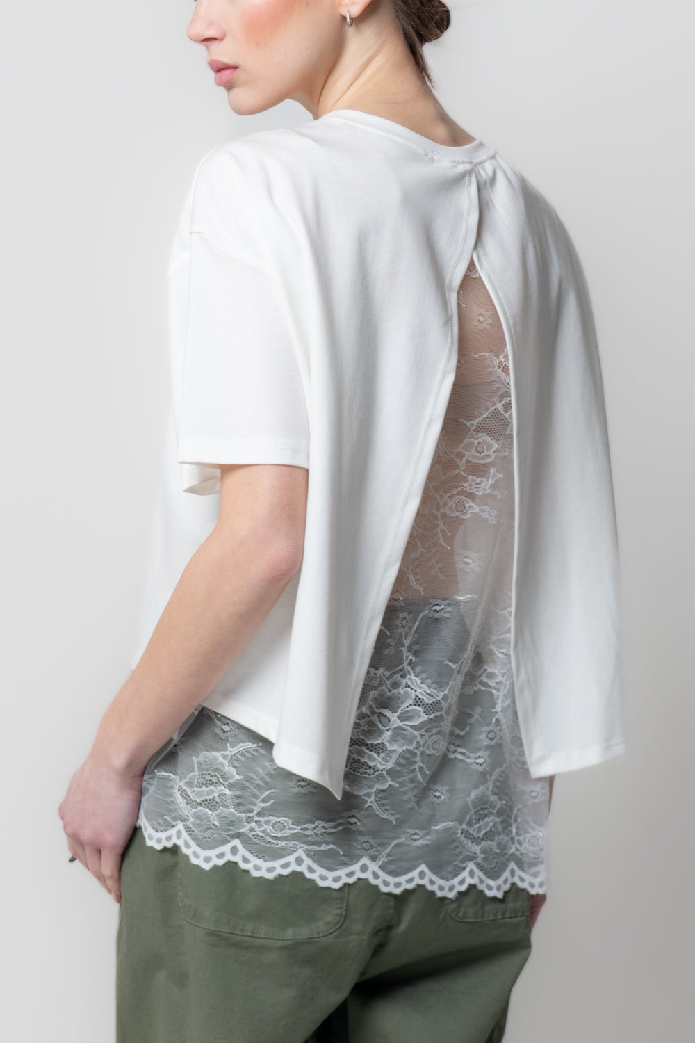 T-shirt Boxy Spacco Retro