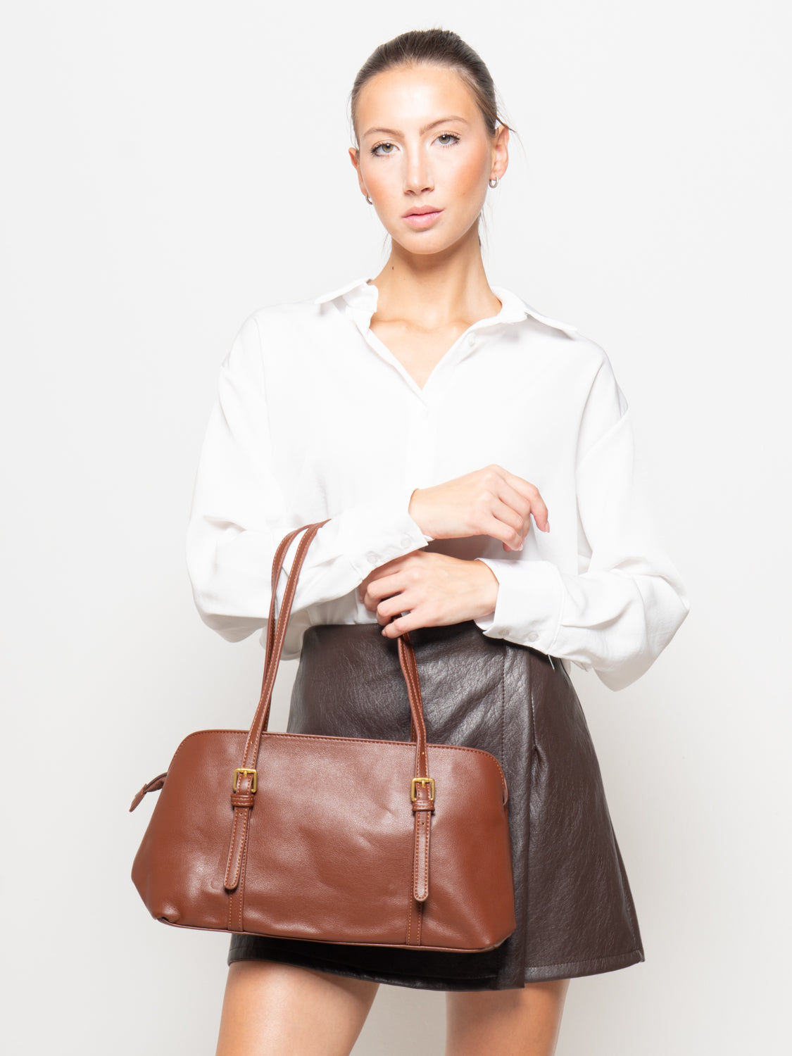 Borsa a bauletto con manici regolabili