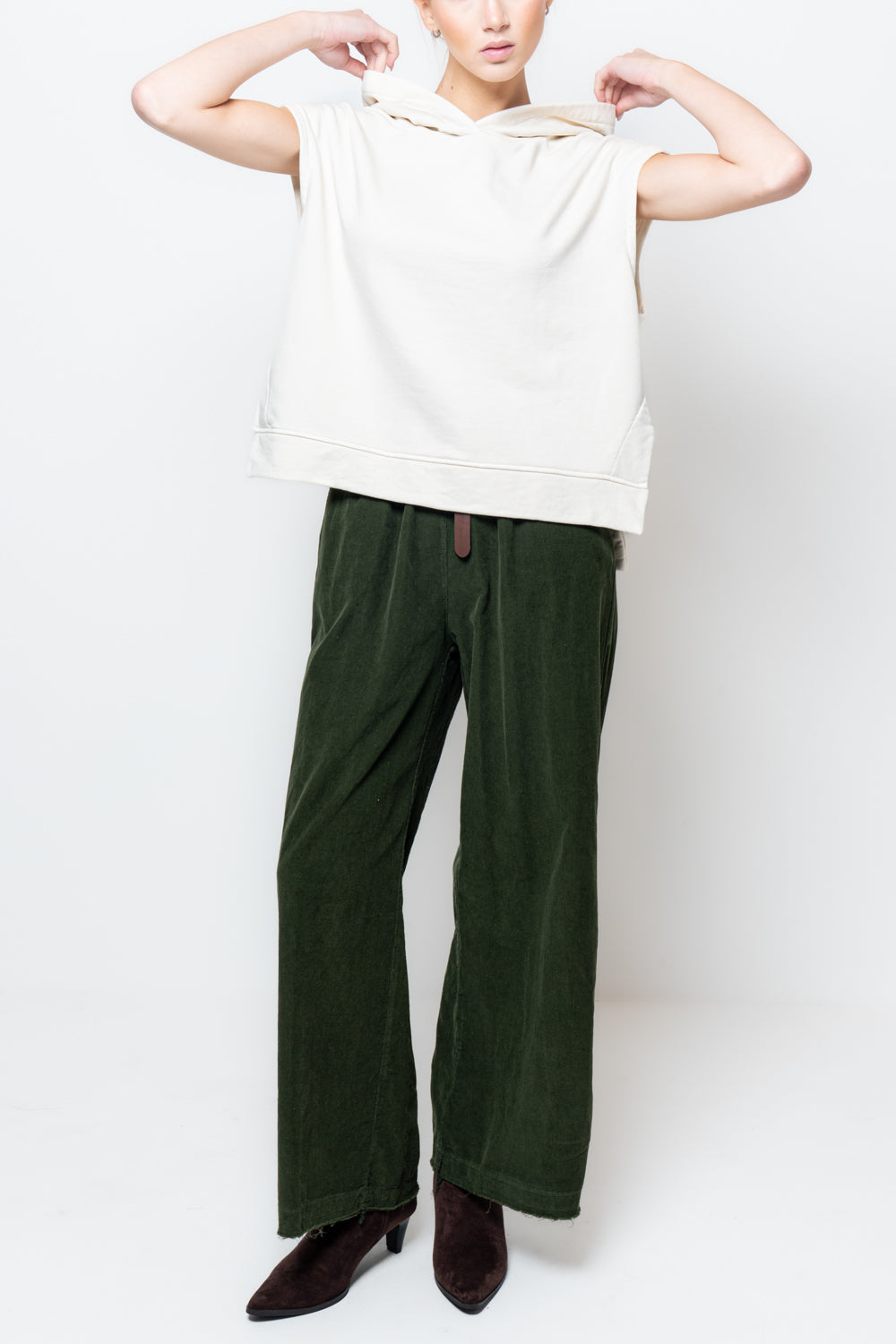 Pantalone palazzo in velluto