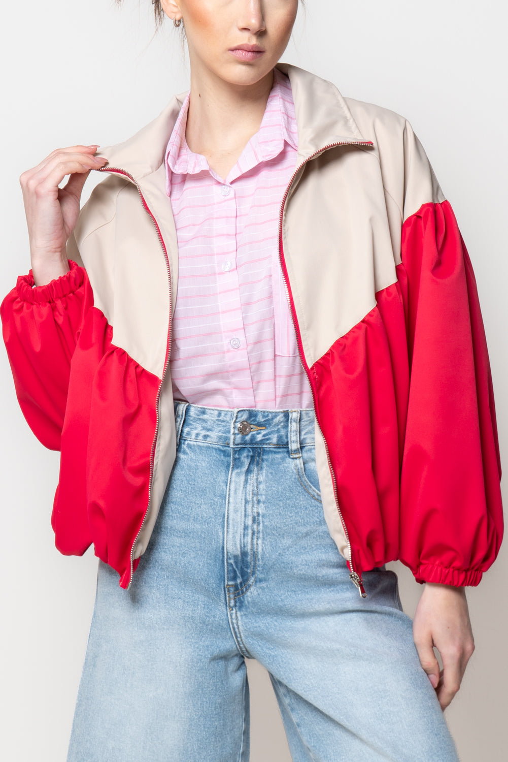 Bomber bicolore