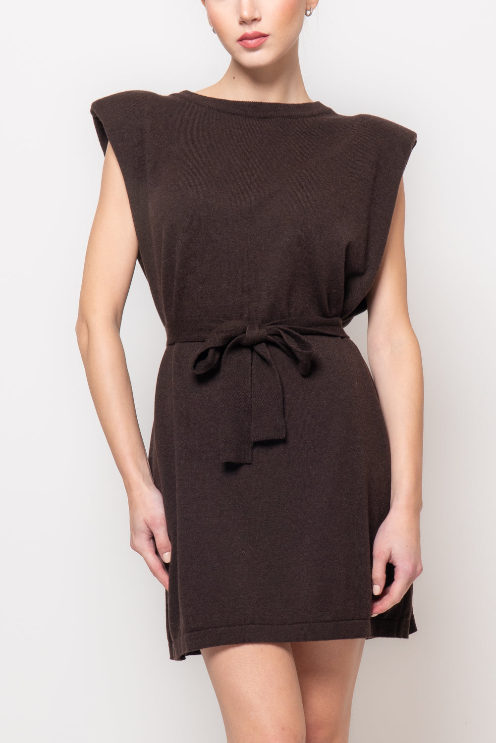 Abito in maglia con spalline