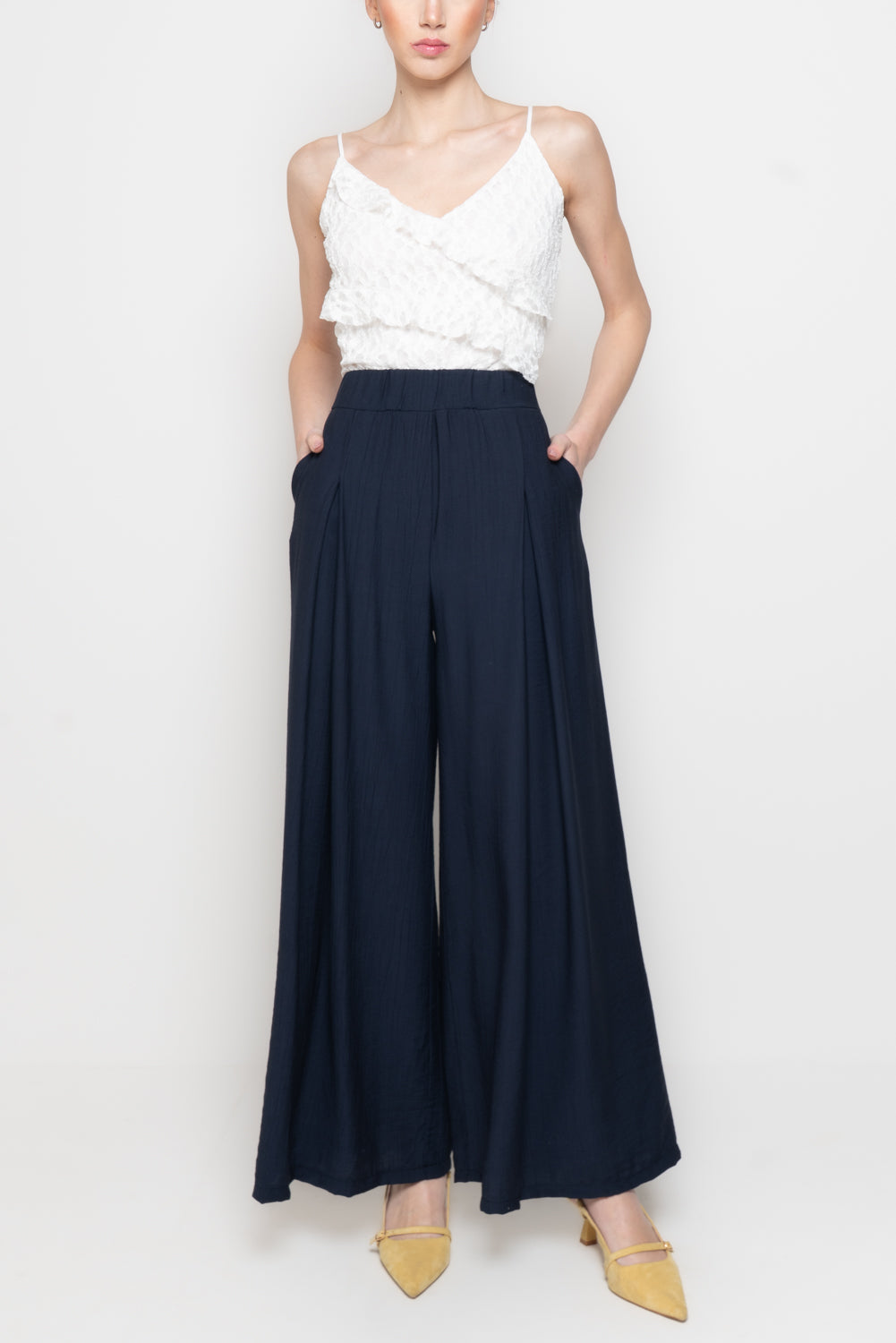 Pantalone Palazzo con Pences