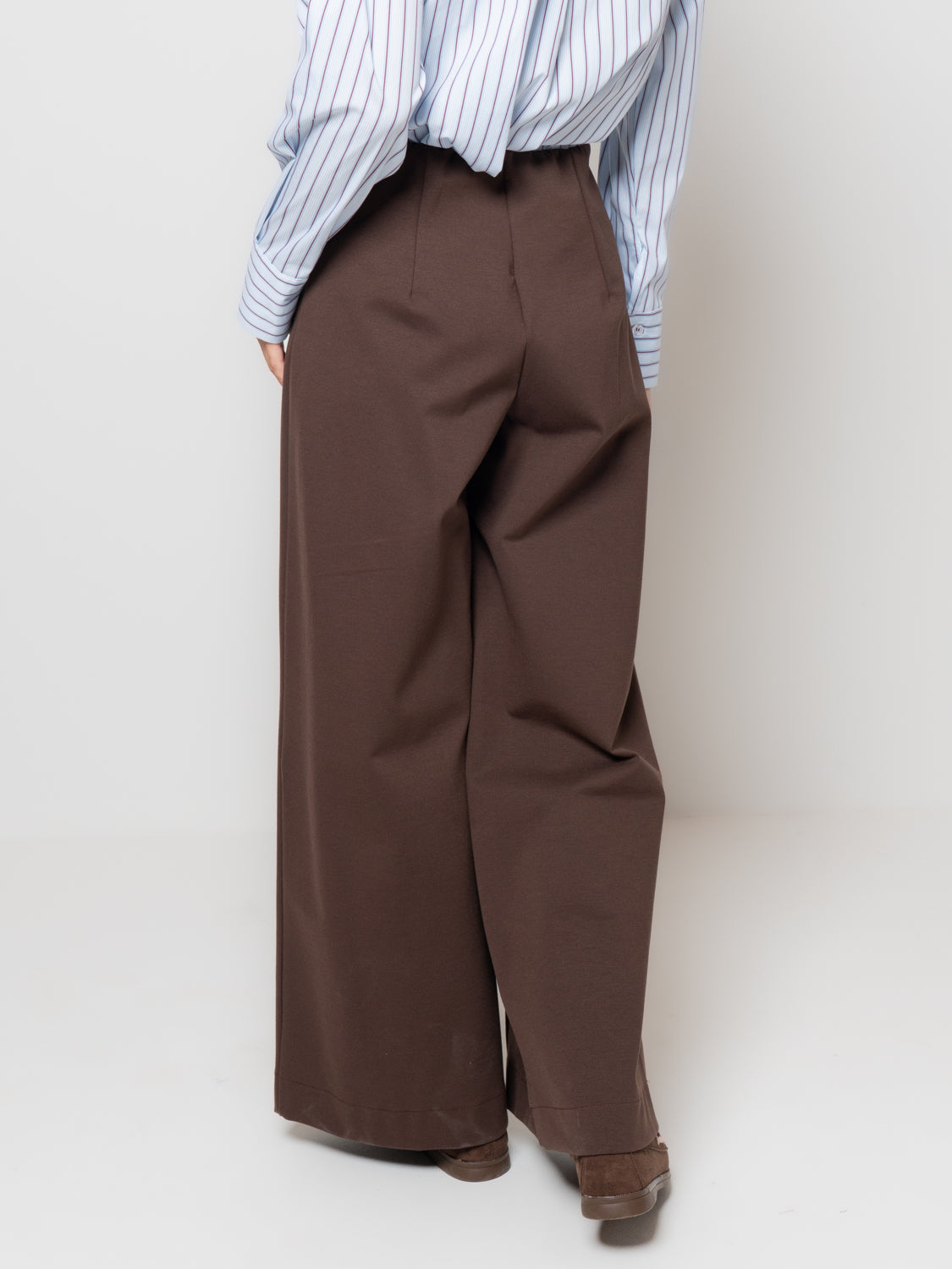 Pantaloni palazzo in punto milano