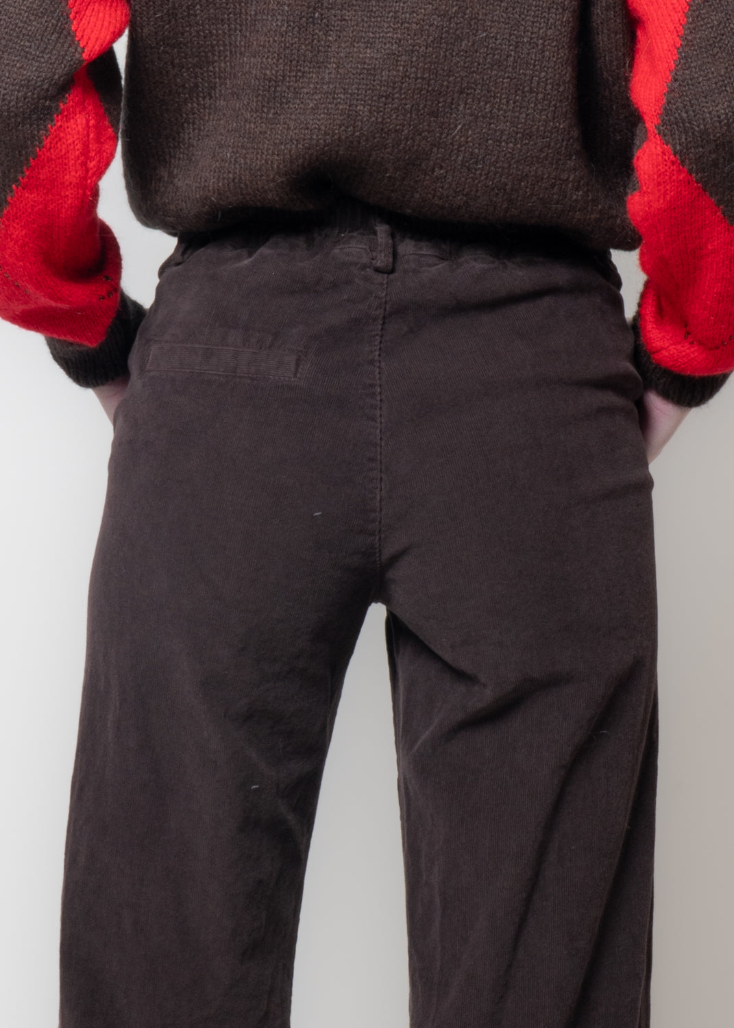 Pantaloni a palazzo in velluto