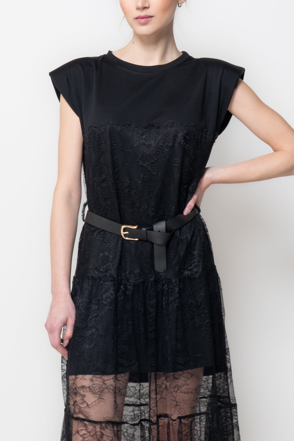 Abito Combinato con Pizzo