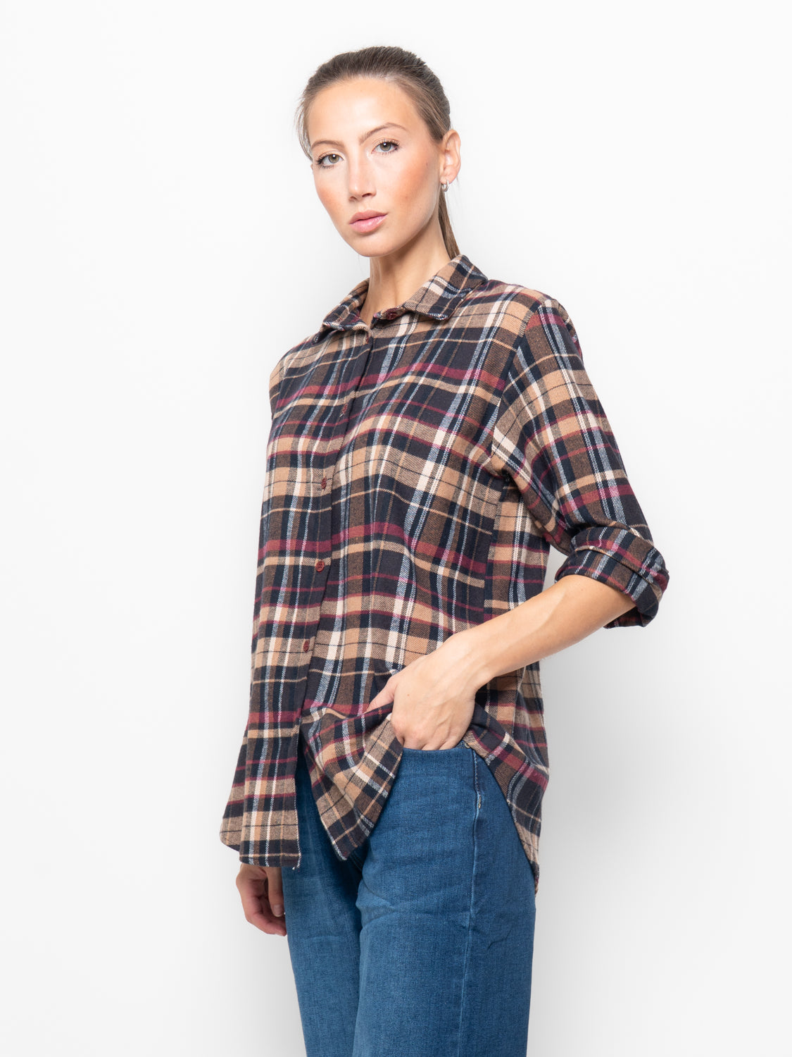 Camicia tartan in flanella