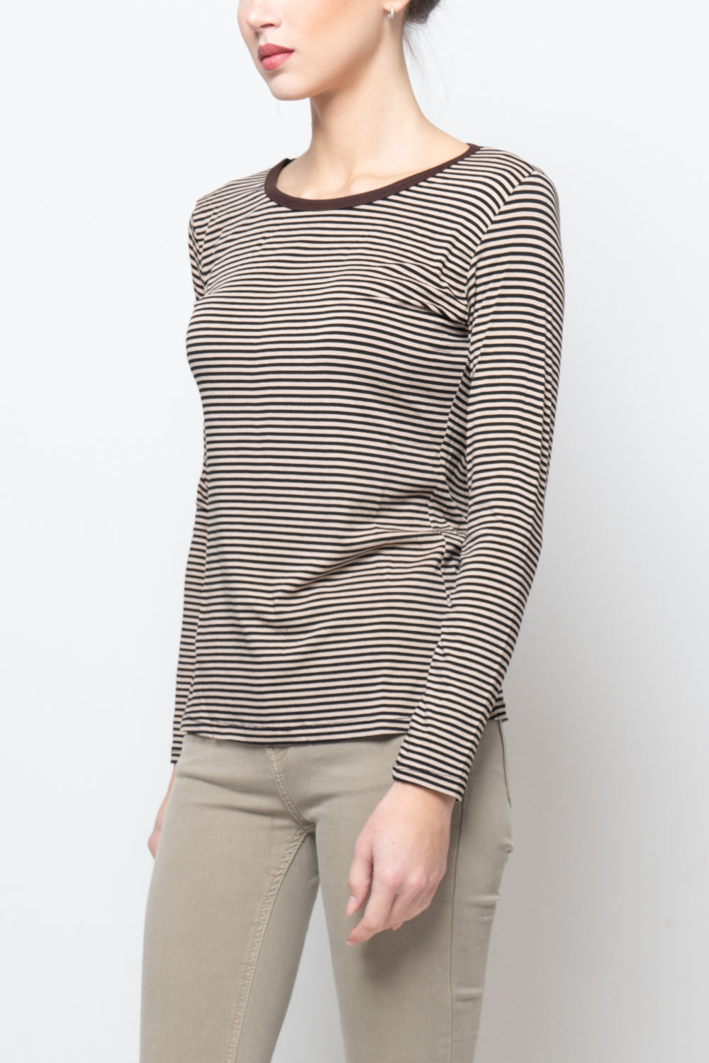 Maglia basica a righe