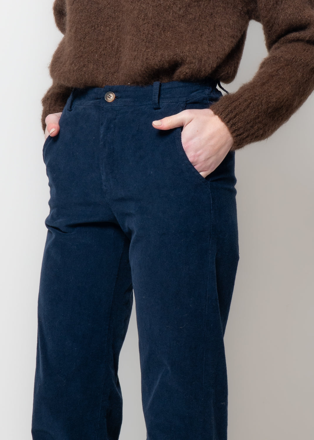 Pantaloni a palazzo in velluto