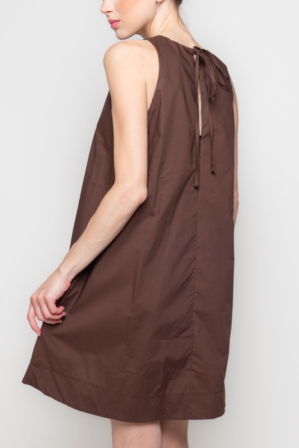 Abito a trapezio con Scollo a V