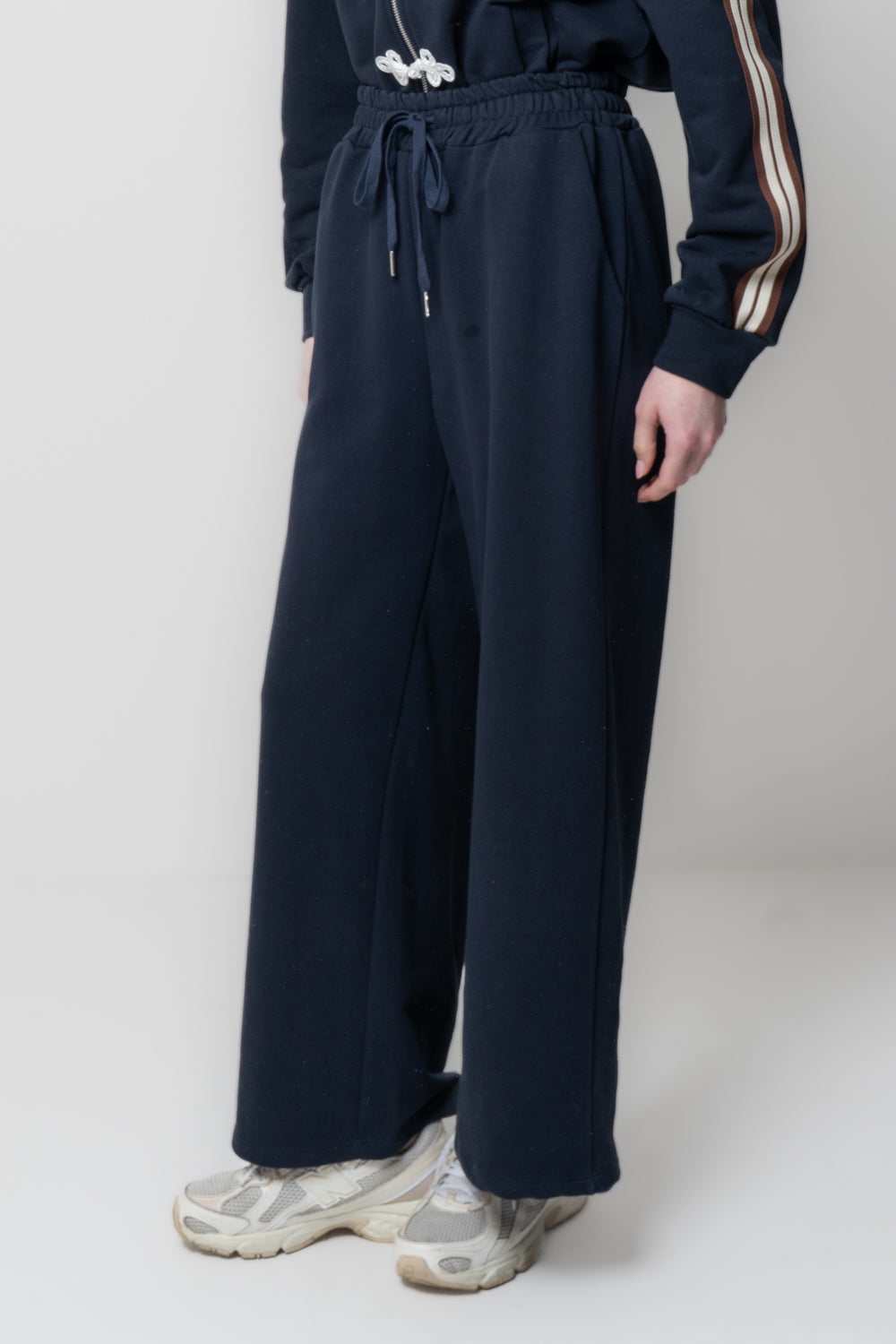 Pantaloni a palazzo in felpa