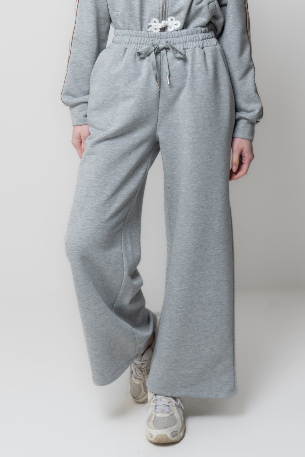 Pantaloni a palazzo in felpa