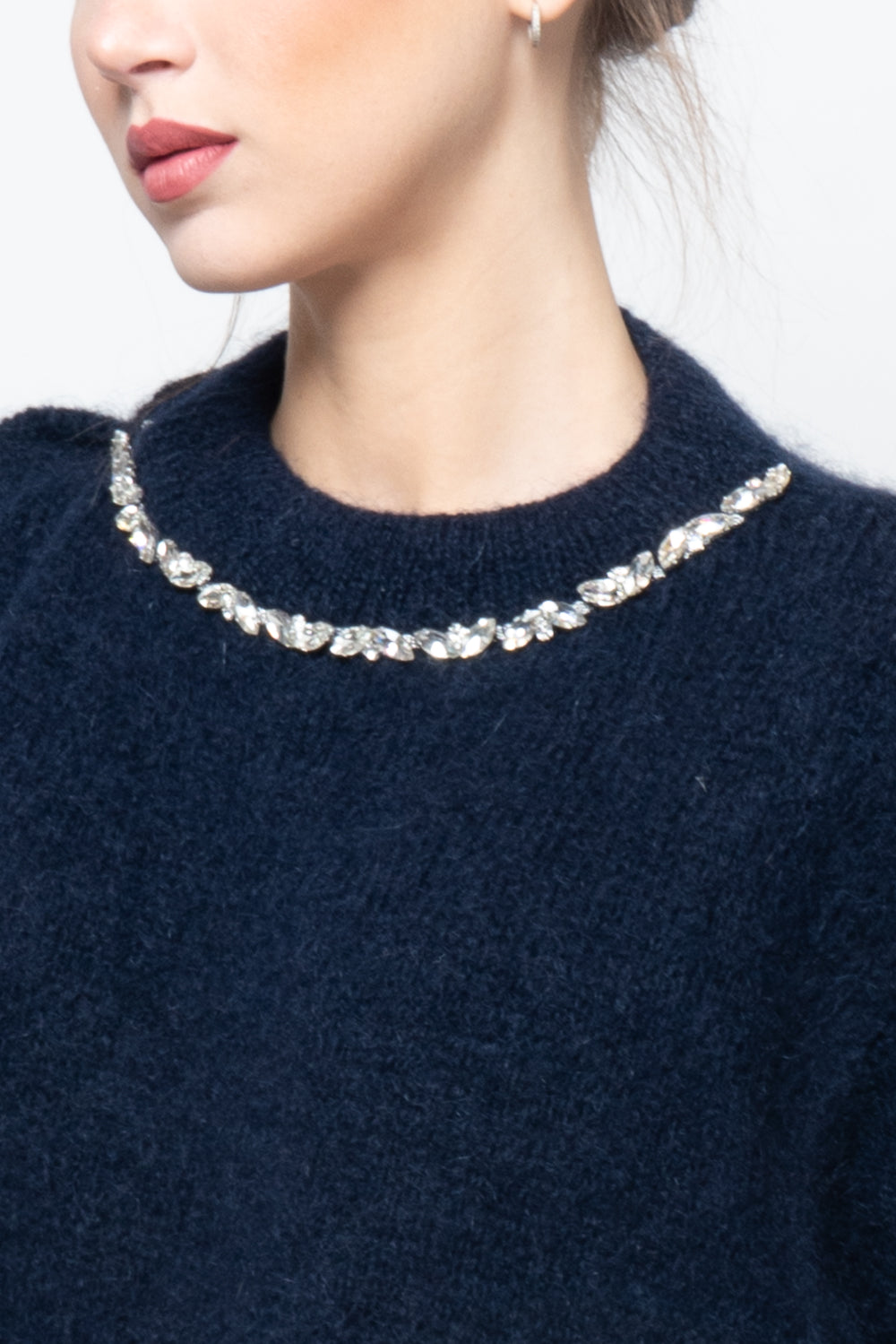 Maglia manica corta gioiello