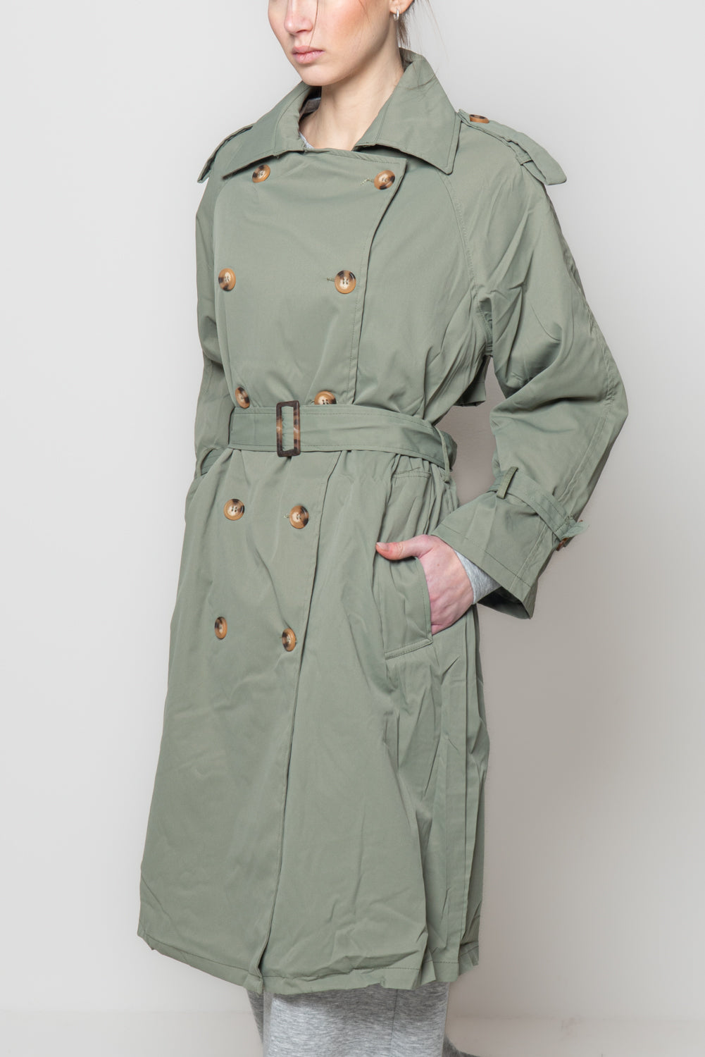 Trench con cintura