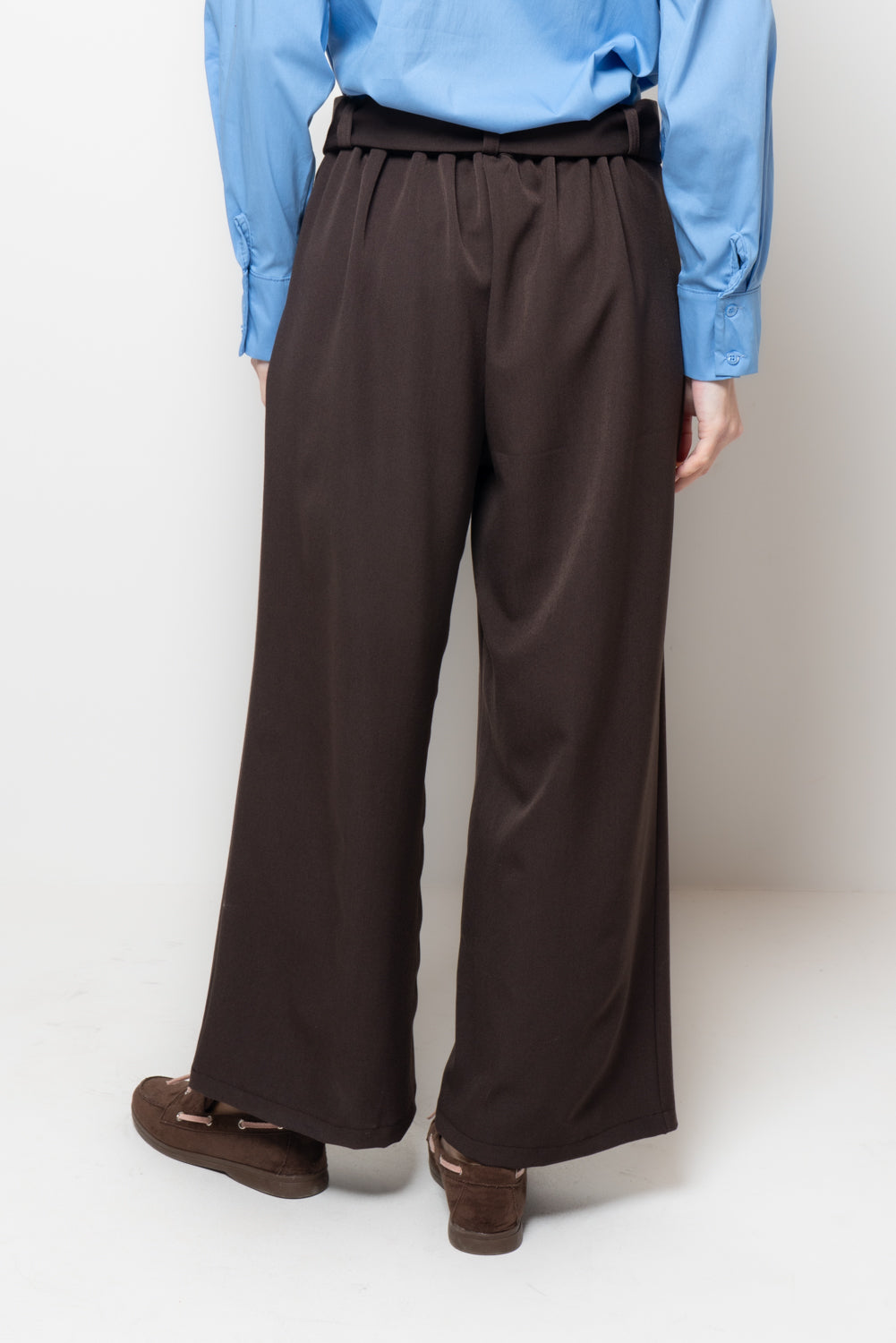 Pantaloni palazzo con fusciacca