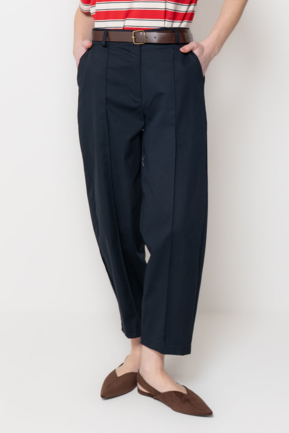Pantalone modello harem con Cintura