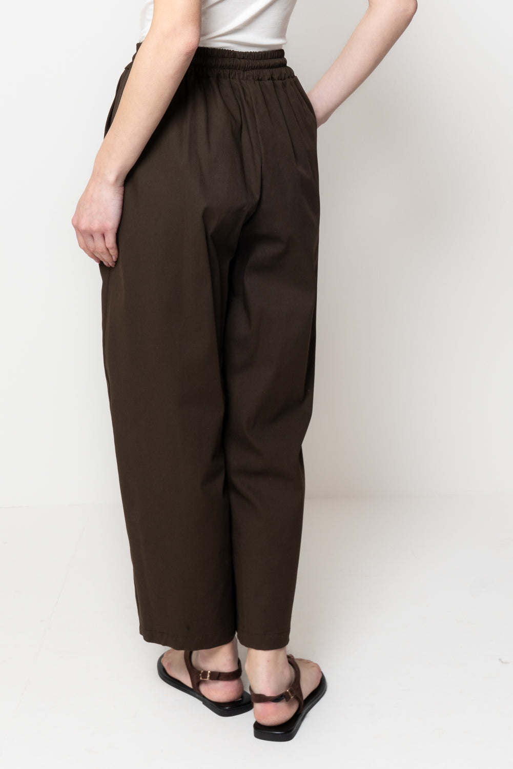 Pantalone in Cotone con Coulisse
