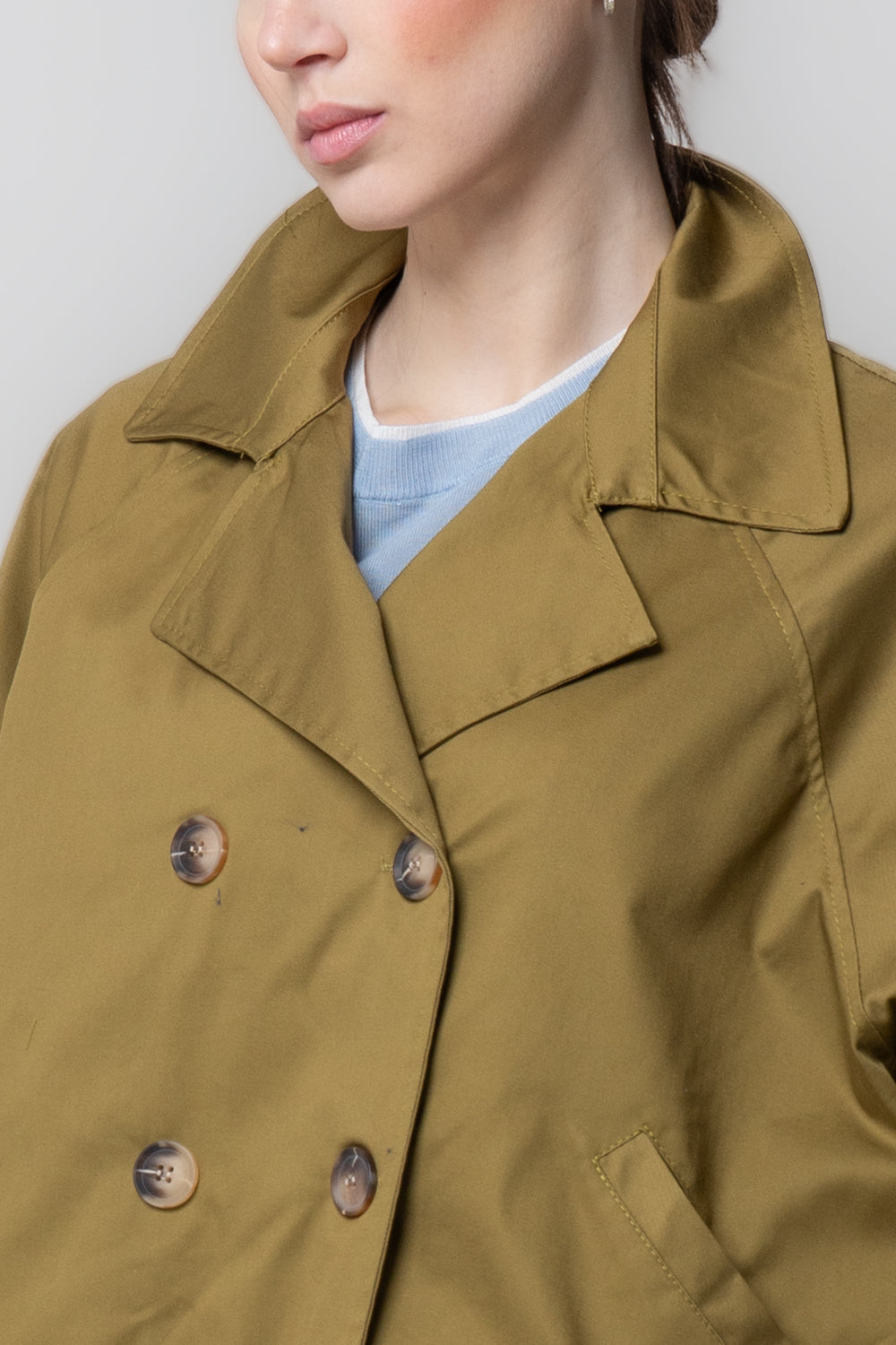 Giacca Cropped Doppiopetto