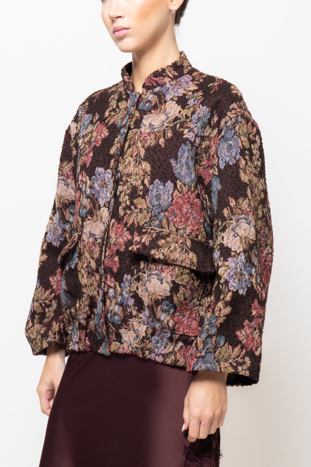 Bomber in stampa floreale