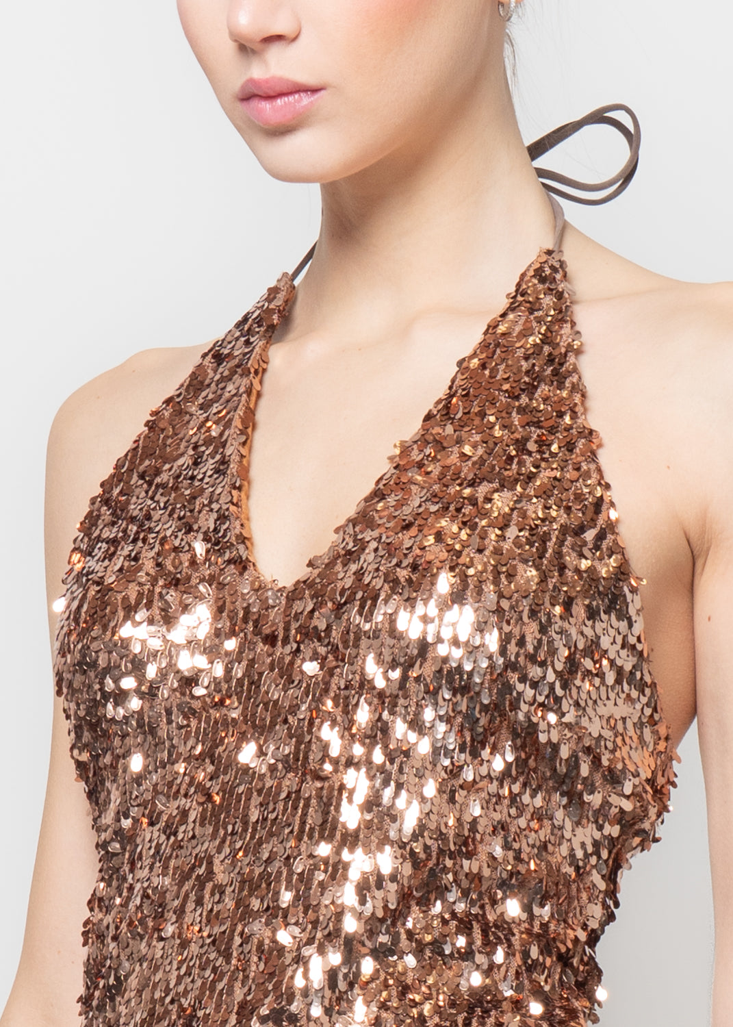 Top in paillettes
