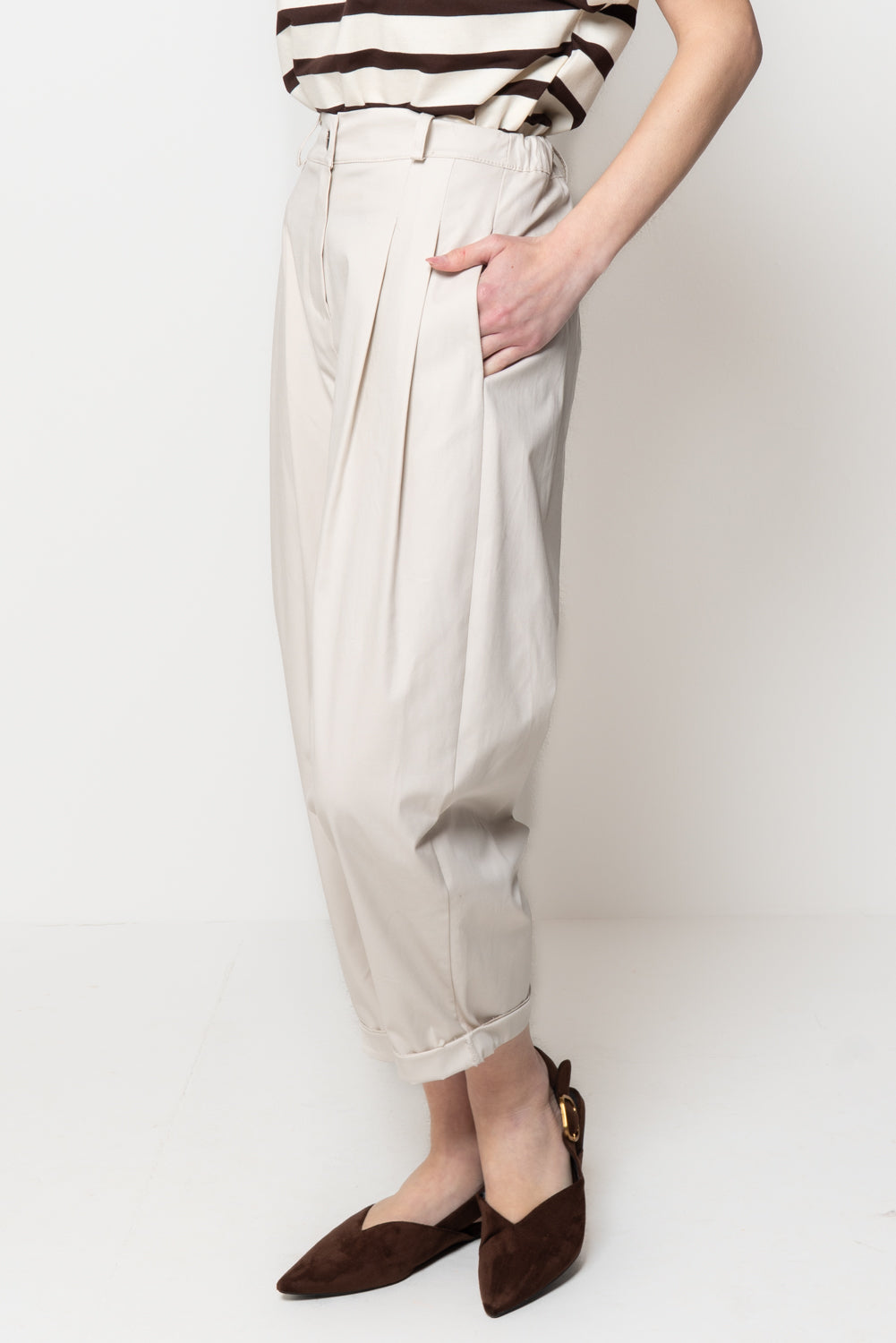 Pantalone in Cotone con Pences