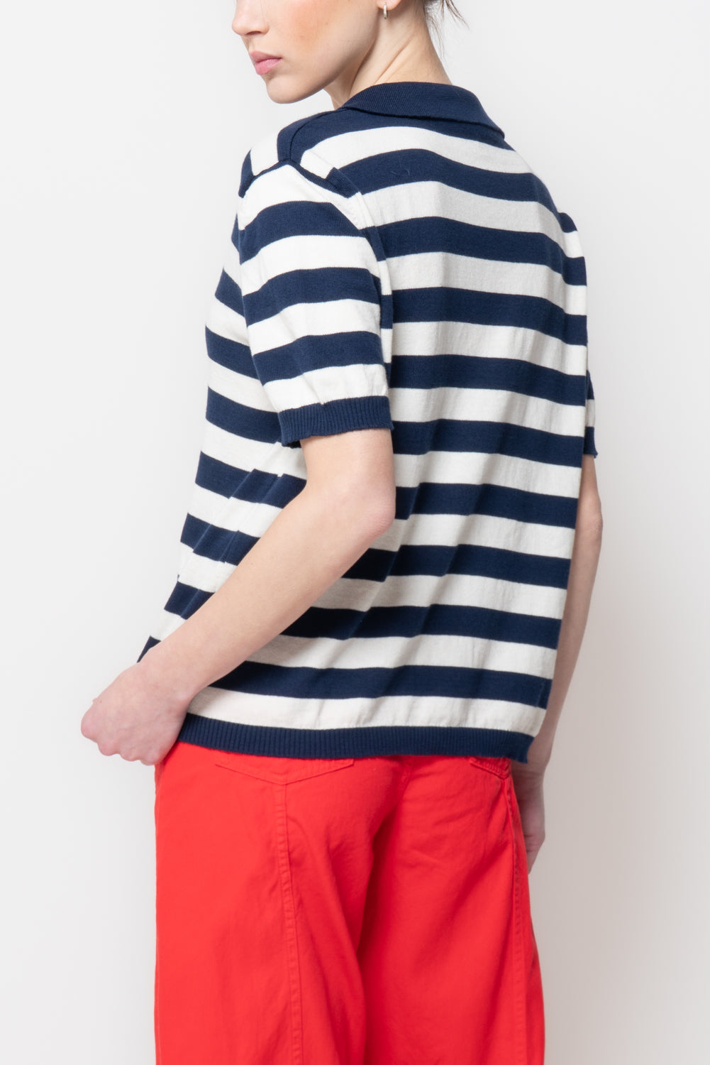 Polo in Maglia a Righe
