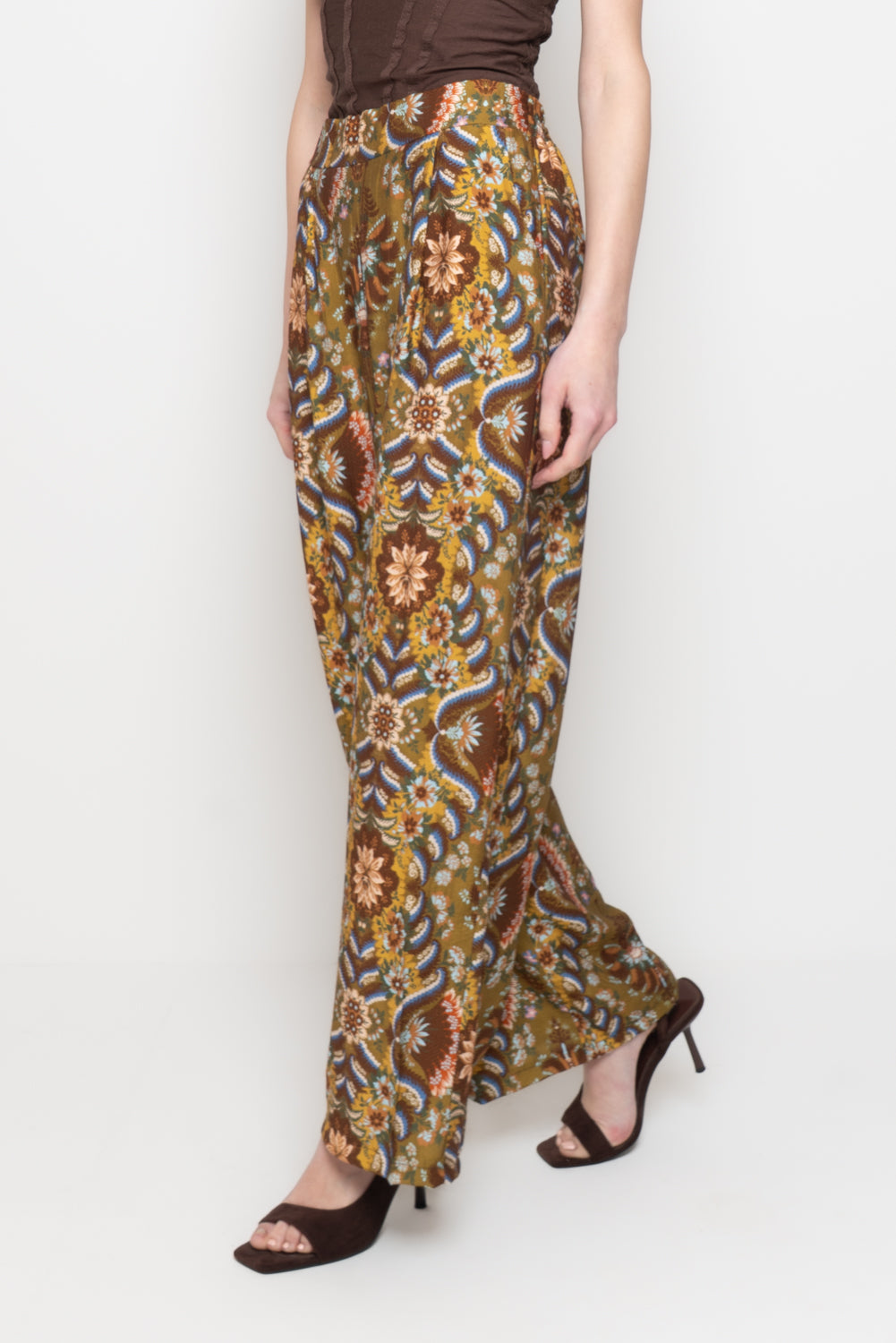 Pantaloni palazzo fantasia