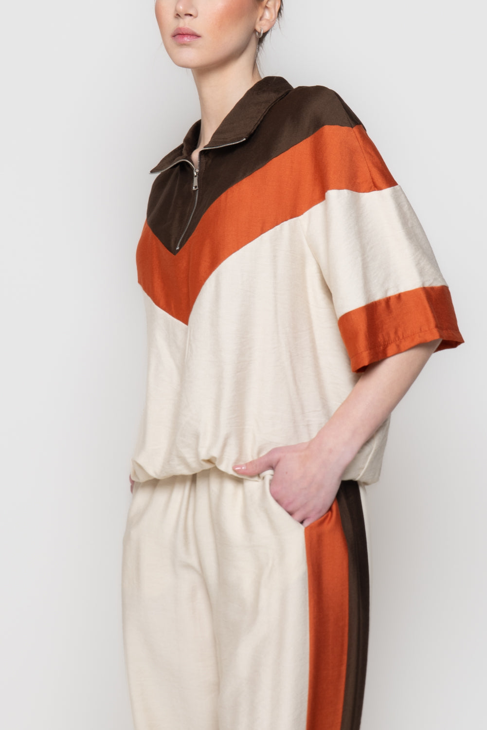 Blusa Color Block