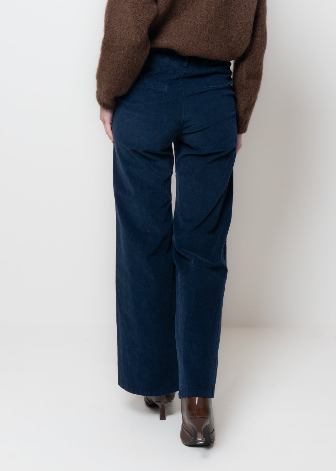 Pantaloni a palazzo in velluto