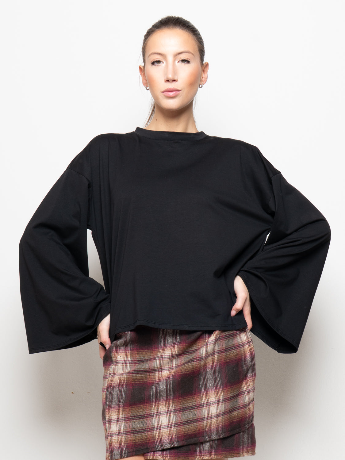 Maglia oversize girocollo