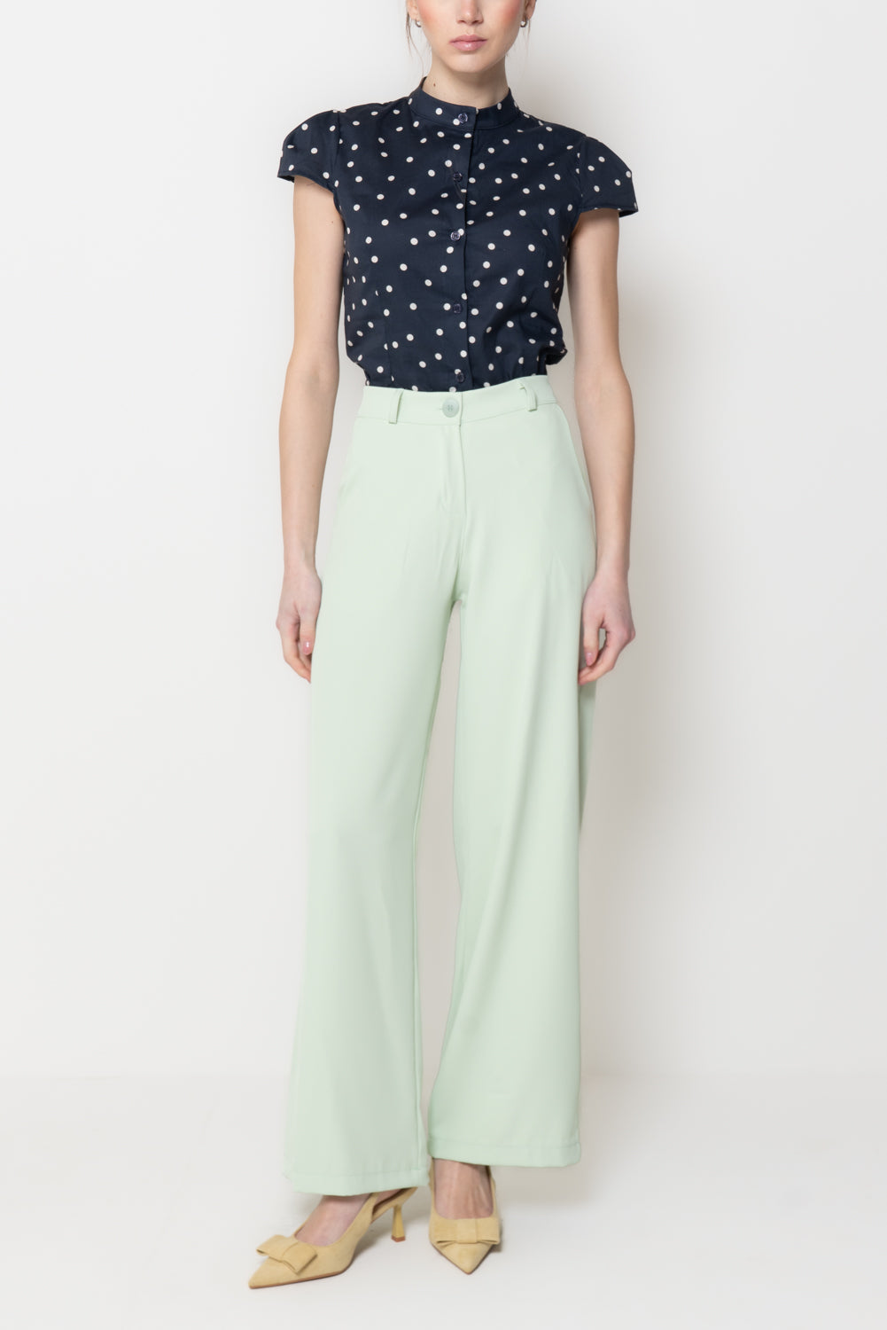 Pantalone Fluido Wide-Leg