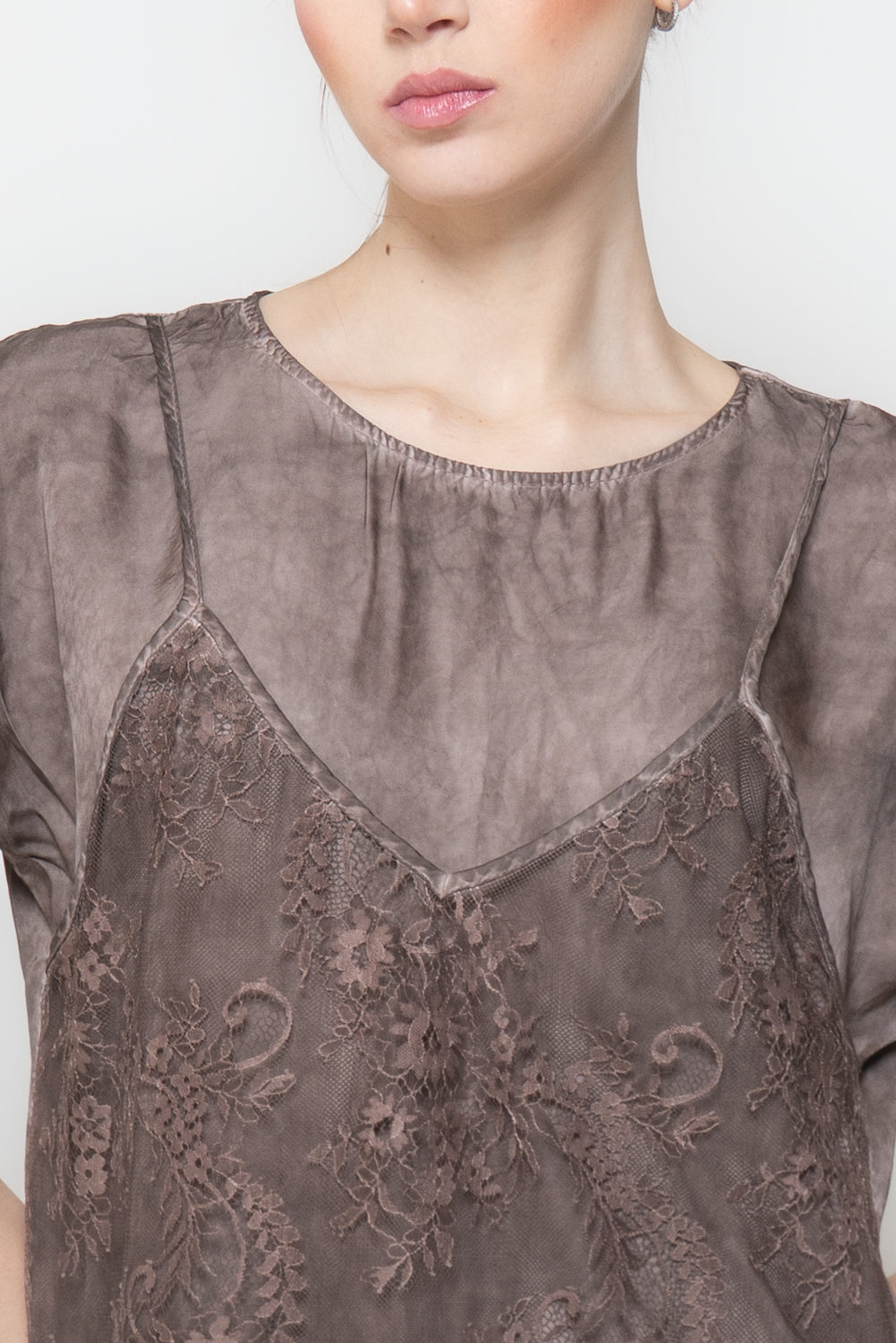Top Combinato con Pizzo