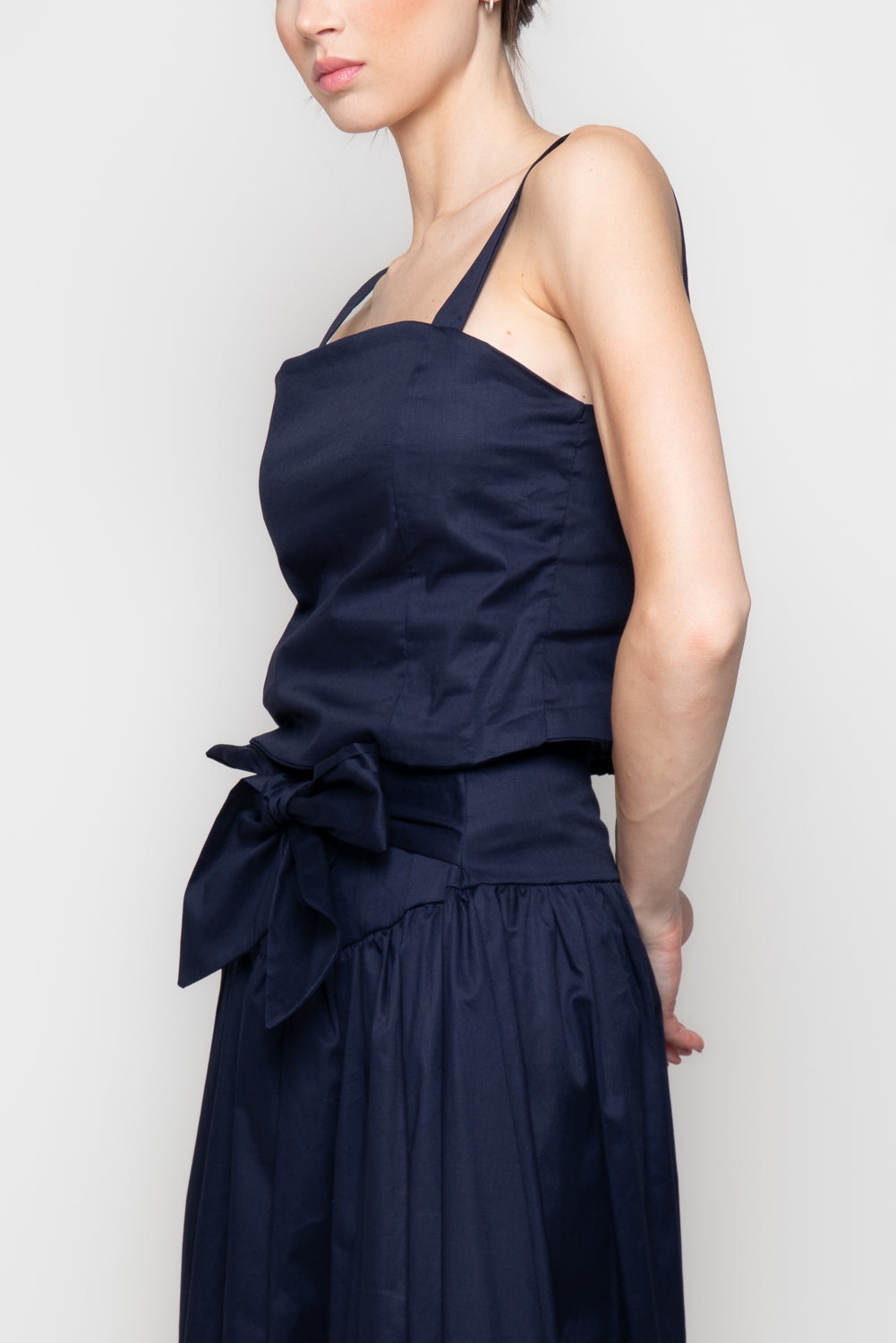 Top Bustino con Spalline Larghe