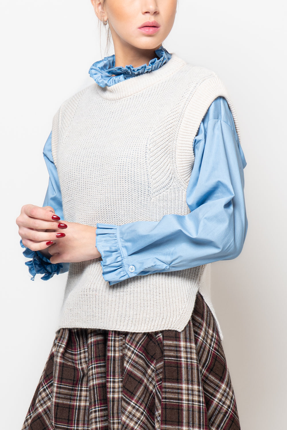 Gilet maglia inglese