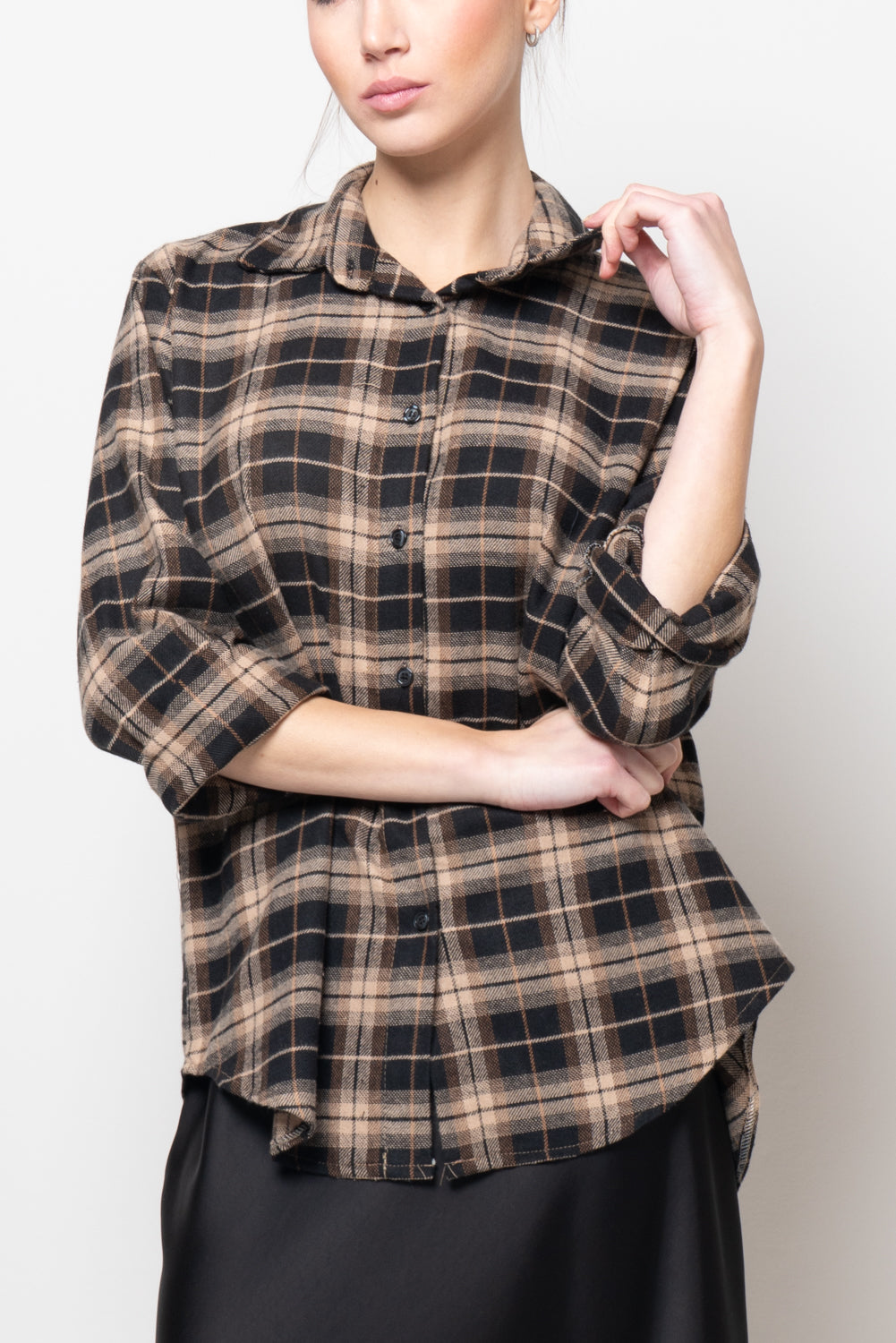 Camicia tartan in flanella